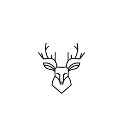 logo deer line design concepts