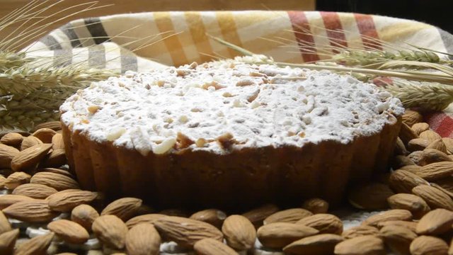 Torta alle mandorle ft6106_0204 Almonds pie