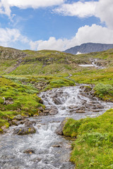 Fototapeta na wymiar Mountain stream landscape view