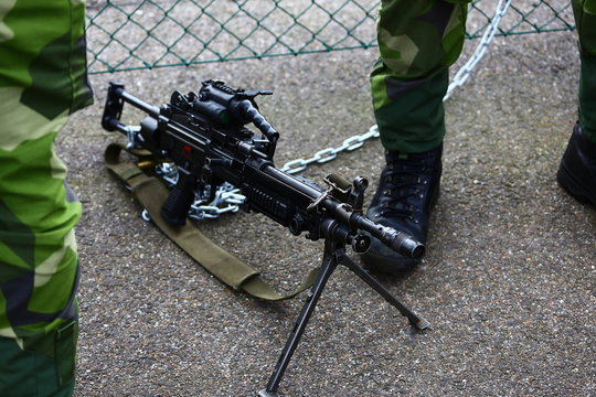 Swedish military weapon, machine gun