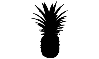 picture of pineapple silhouette