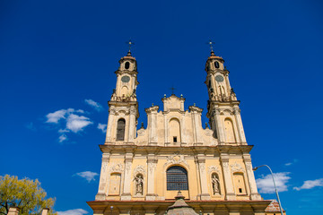 Old chirch in Vilnius. UNESCO World Heritage. LITHUANIA, VILNIUS, May, 2019