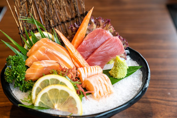 Sashimi set,