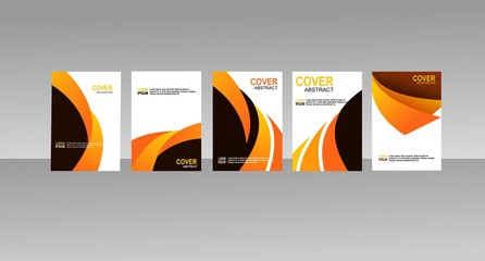 Abstract minimal cover or poster design template. Vector illustration.