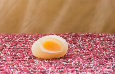 chicken egg in the film, the chicken lacked vitamins and minerals to form the shell