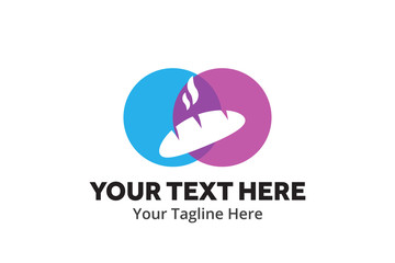 unique bakery simple logo creative design in flat style with color . bakery logo creative design for identity and business