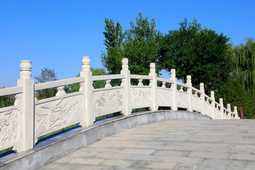 Rock railing