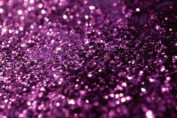 glitter scattered background. brilliance. close-up