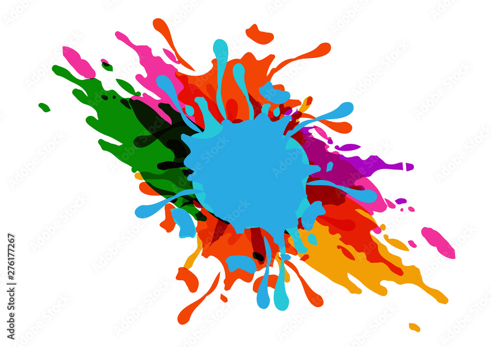 Poster abstract vector colorful background design. illustration vector design