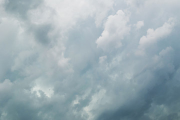 Thunder Sky. clouds before the rain