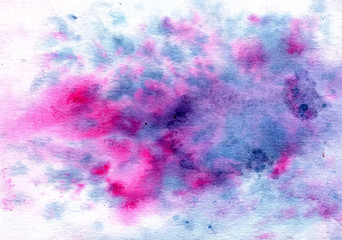 colorful abstract background with watercolor