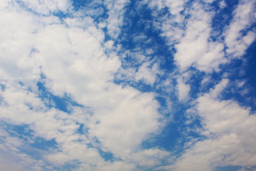 sky with white cloud
