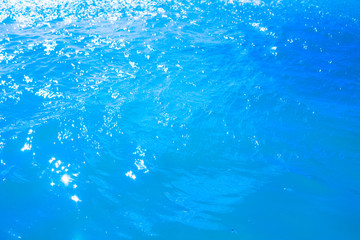 Fototapeta na wymiar blue water wave background texture