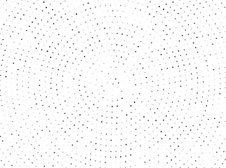 Radiating from the center dotted rays, lines