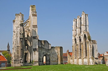Saint Omer, le rovine dell'Abbazia di Saint Bertin - Pas-de-Calais, Hauts-de-France