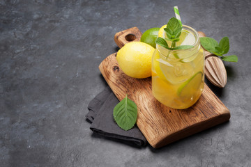 Fresh summer citrus lemonade
