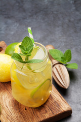 Fresh summer lemonade