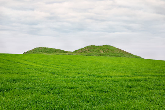 Bolmer's Tumulus consist of two large burial mounds oustside from the older Bronze Age outside Malmo, Sweden,.