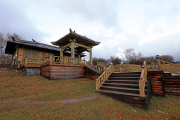 scenery of the princess lake of Ulan cloth in Inner Mongolia
