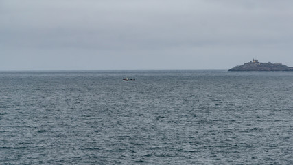 Cold waters of the Barents Sea in the Gulf