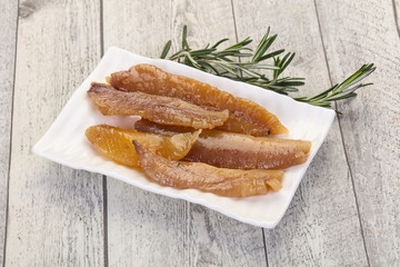 Pickled herring caviar