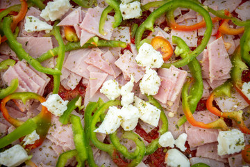 pizza au jambon