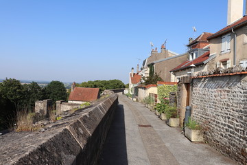 Ville de Langres - Fortifications et chemin de ronde - Département de la Haute Marne