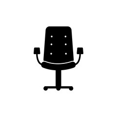 Office chair icon vector illustration - Vector