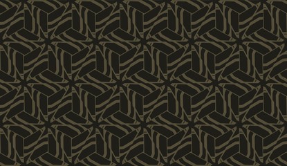 Vector illustration with pattern in triangles style. Curved line. Decorative design for For interior wallpaper, smart design