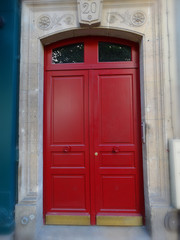 Fototapeta na wymiar The Red Door number 20