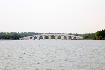 Bridge architectural scenery, Tangshan, China