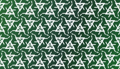 Template With Geometric Pattern. Vector Illustration. Triangles Style. Colorful Gradient Background
