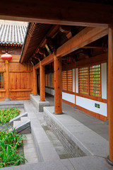 Chinese traditional wooden building structure