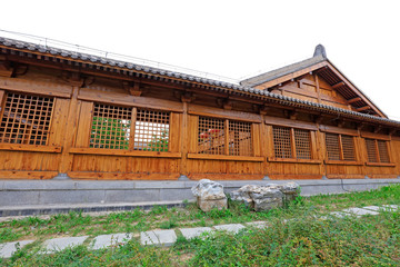 Fototapeta na wymiar Chinese wooden building structure