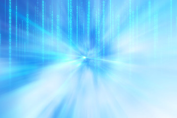 supercomputer, atom cell science, digital technology brain ai internet of thing, network background...