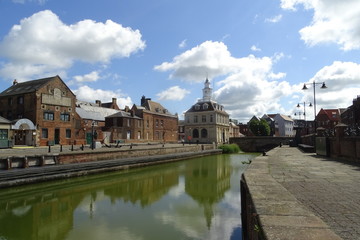 Obraz premium Customs House in King's Lynn, Norfolk, England, UK