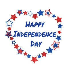 Obraz premium Happy USA Independence Day 4 th July. Greeting card and poster Design.