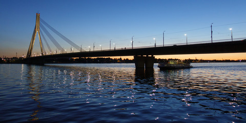 Fototapeta premium Vanšu-Brücke Riga