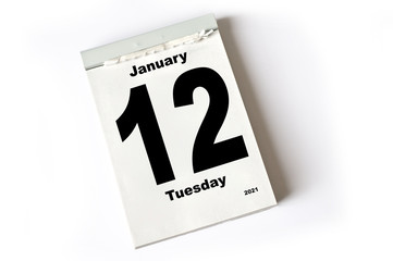 12. January 2021