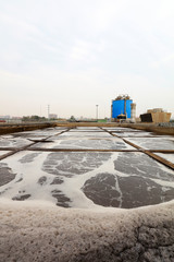 Obraz premium Sewage treatment plant and environmental protection equipment