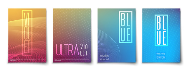 Futuristic glowing lines abstract background cover