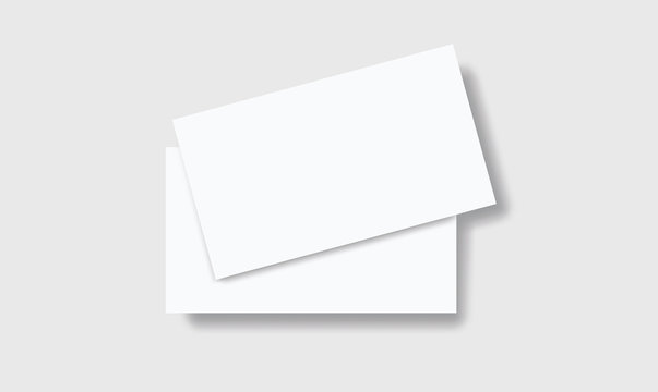 Blank business cards stock photo. Image of advertising - 106093588