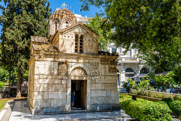 Fototapeta na wymiar The Church of Agios Eleftherios in Athens