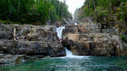 waterfall in forest