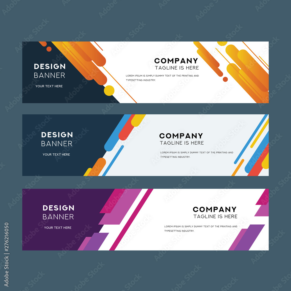 Aufkleber vector abstract geometric design banner web template. brochure abstact template. banner design simpl