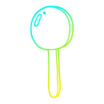 recommend clip art: cold gradient line drawing cartoon lollipop