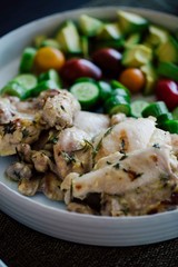 Grilled Chicken and Vegetable Side
