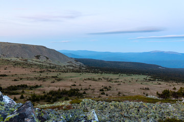 fantastic mountain landscape on a summer day