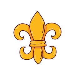 Royal lily vector icon