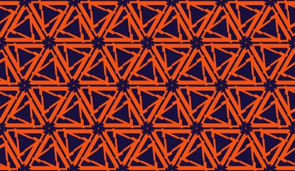 Elegant background with polygonal line. Triangular style. Vector illustration.